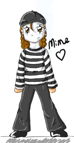 Me as a mime