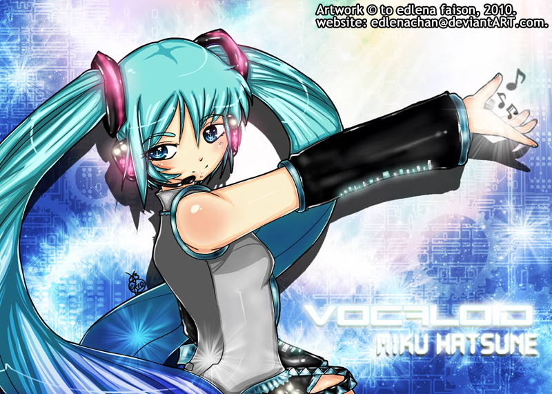 Miku hatsune, digital music star..