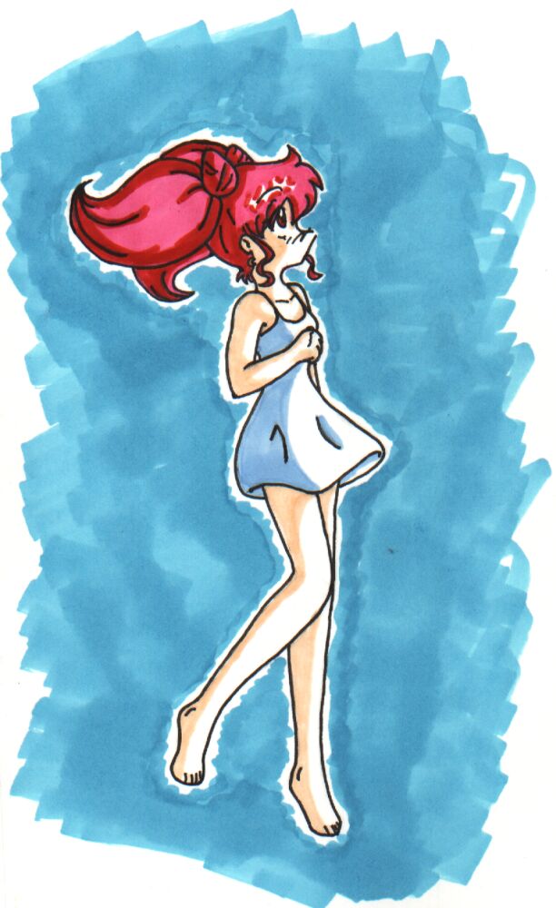 Floating Chibiusa: In Color