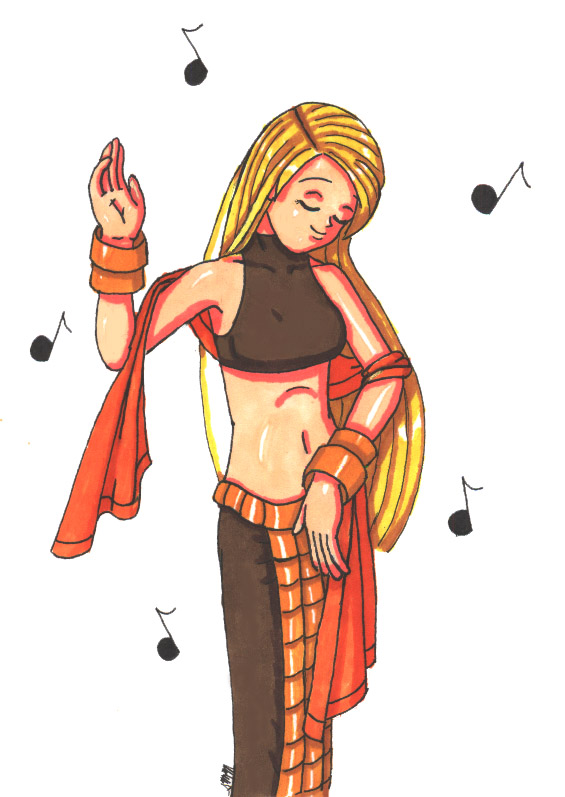 Graceful Bellydancer