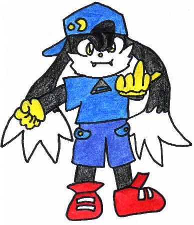 Klonoa Flipping the Birdie