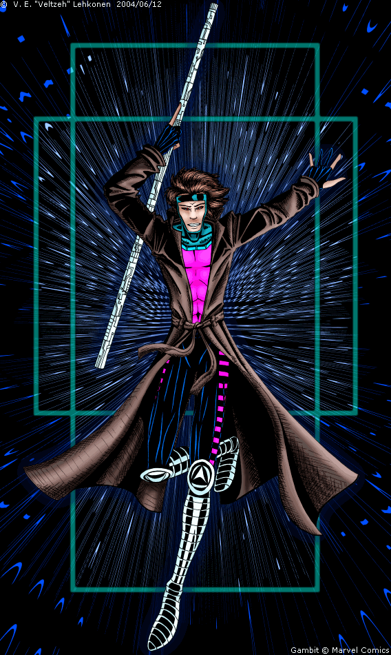 X-Men: Gambit (coloured)