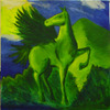 Pegasus in Green