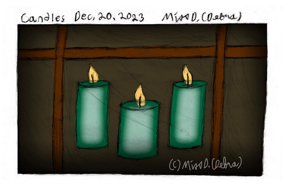 Candles - December 20th Drawing challenge