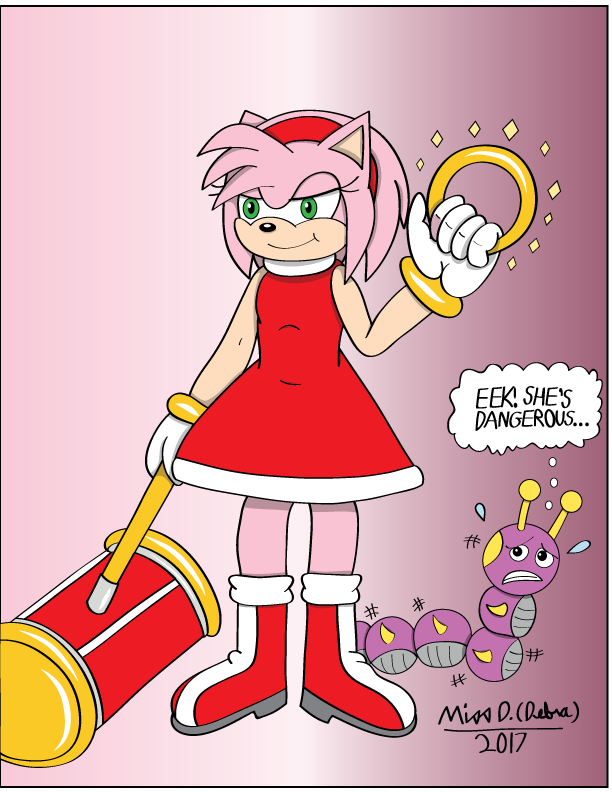 Amy Rose The Powerhouse Hedgehog