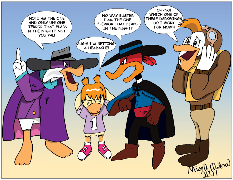 Darkwing and Daffy Duck - Who's the Terror of the Night?