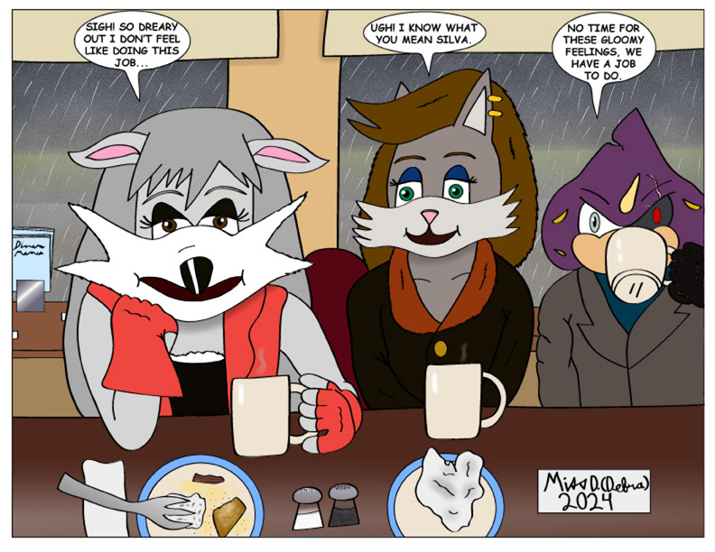 A Gloomy Time at the Diner