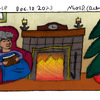 Fireplace - December 18th Drawing challenge