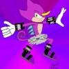 Espio Throwing a Ninja Star