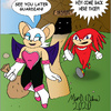 Rouge and Knuckles - Hey! Come back here Thief!