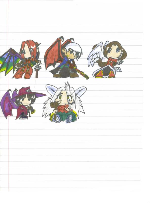 Chibis of Demon's Bayne