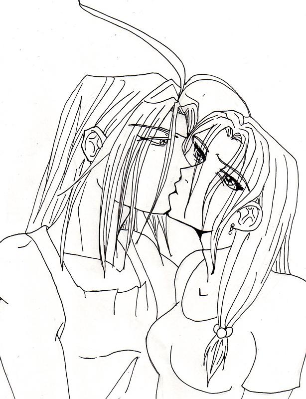 Sincerity's Kiss- Lineart