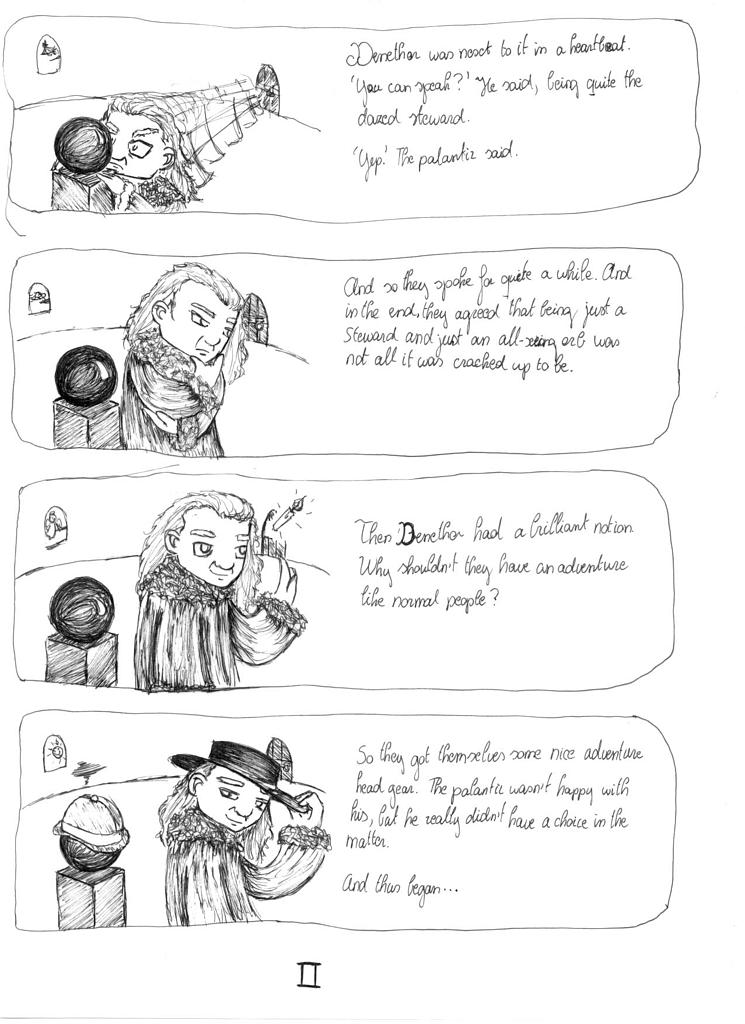 Denethor comic introduction page 2