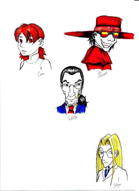 hellsing caricatures