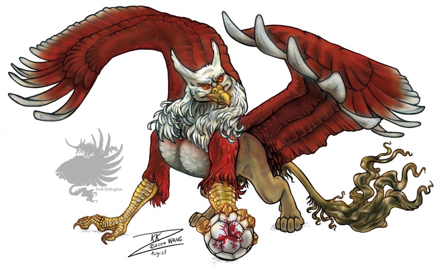 Soccer Gryphon 2 of 3 Color Version