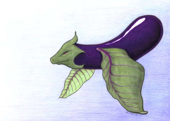 Aubergine Dragon