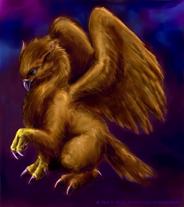 Random gold gryphon