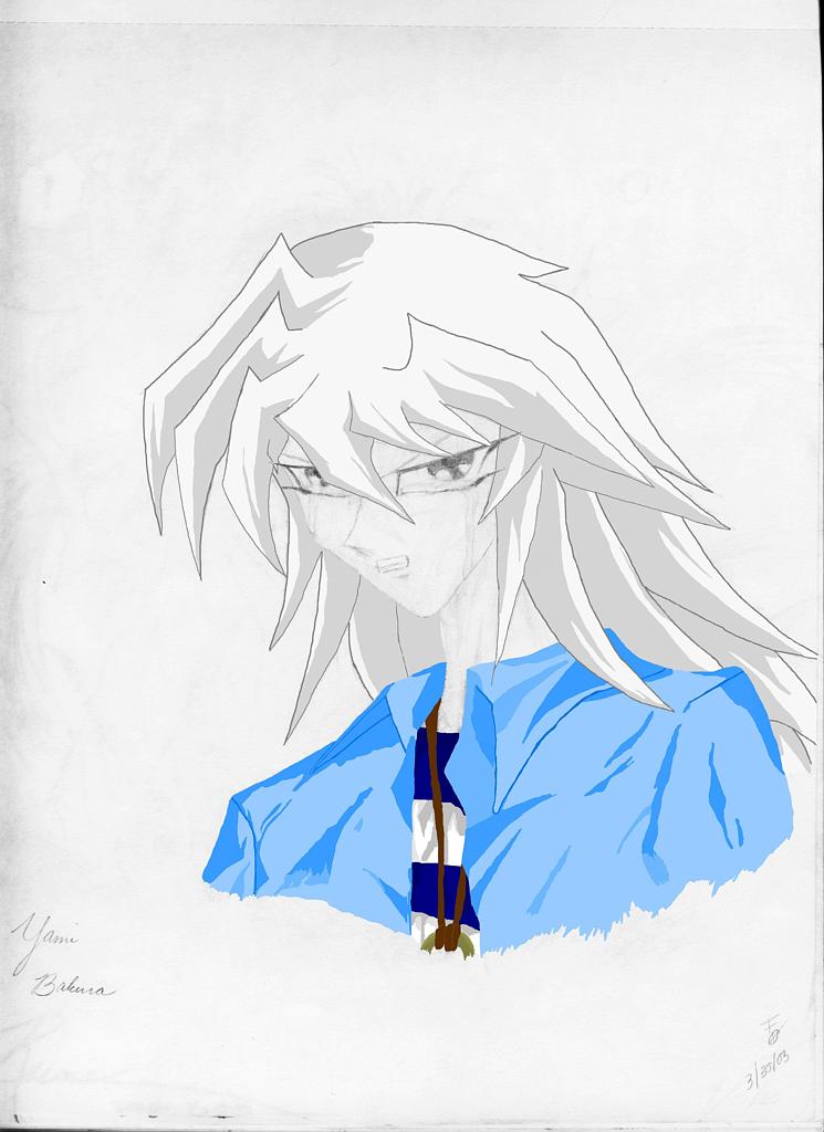 Bakura's tears painted