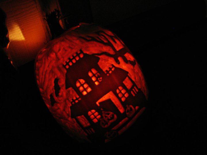 Haunted House Pumpkin