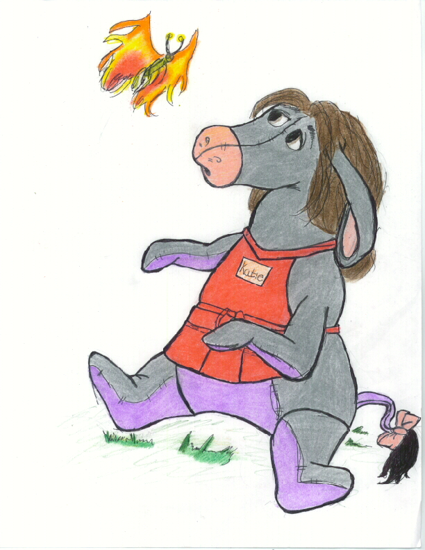 Katie as Eeyore again