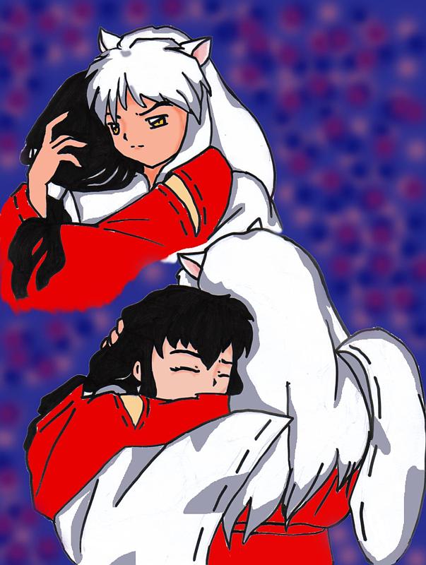 Inuyasha Kagome computer color