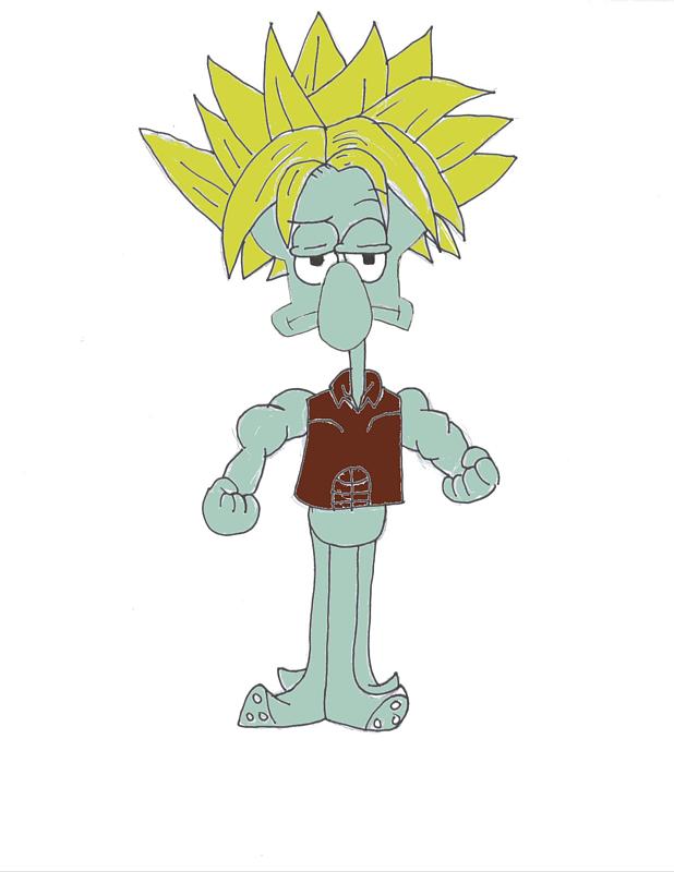 Super Saiyan Squidward