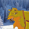 Balto in the snow