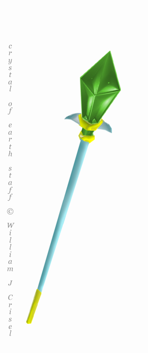 crystal staff of earth