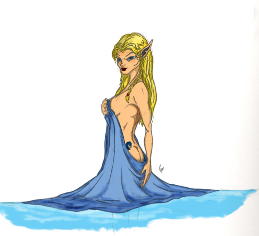 Windresss bathing (in color)