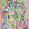 Radical Kats War Squadron SWAT Kats Christmas greeting kards----『過激猫闘士団スワトキャッツ』のクリスマスカード