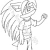 Turbo-t-hedgehog Lineart