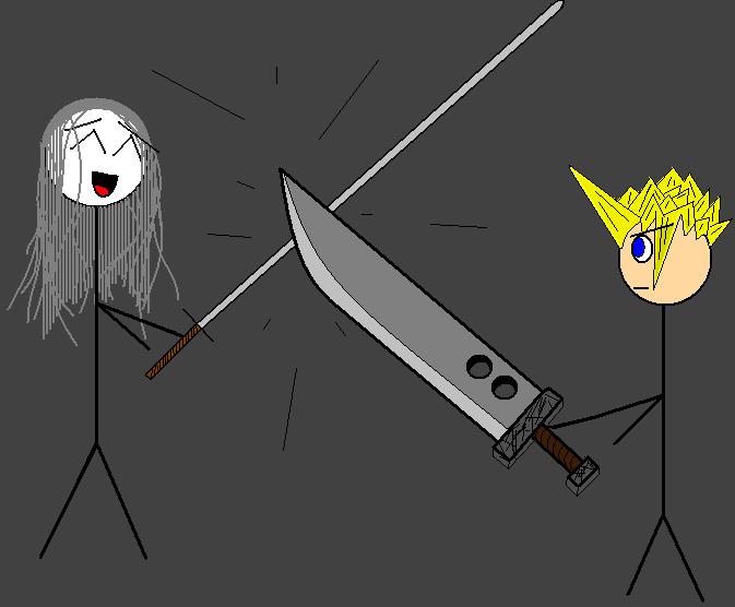 Sephiroth vs Cloud =p