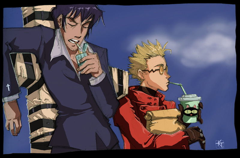 Vash and Wolfwood