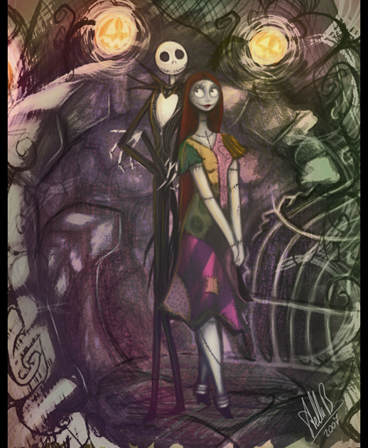 Jack Skellington and Sally the Ragdoll