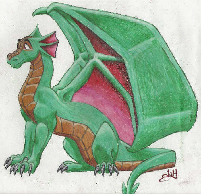 A Dragon... Disney Style!