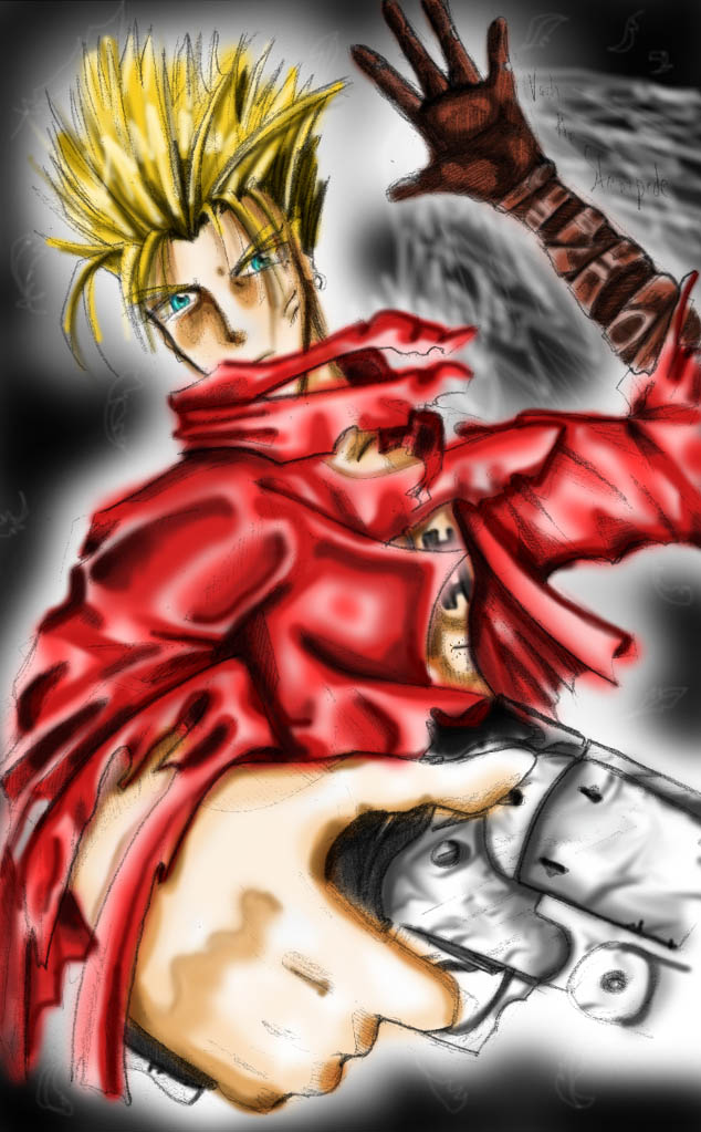 Trigun-Vash annoyed