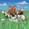 Fox and Dalmation