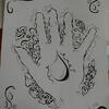 A hand design....