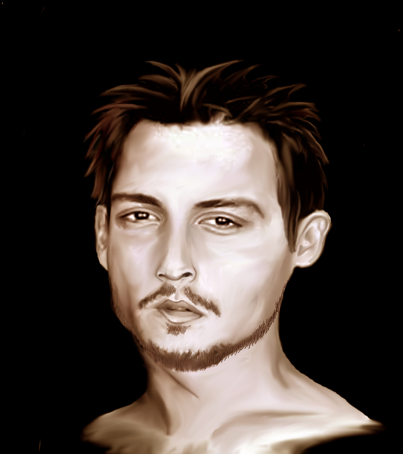 Johnny Depp progression! woot!