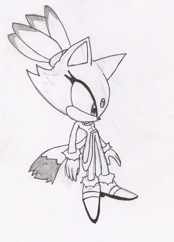 Blaze in Sonic Rush pose