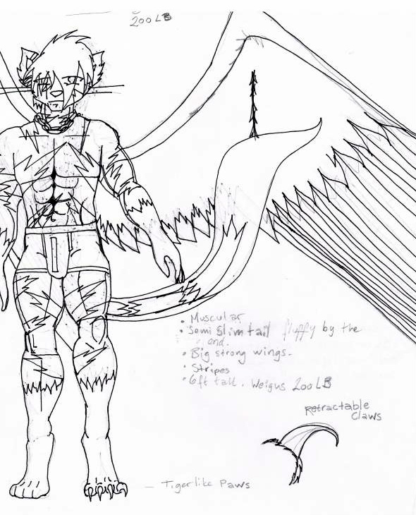 Character Sheet: Skyiler III  -  Front