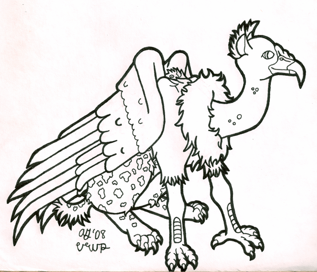 Critters 47:  Vultyena Gryphon