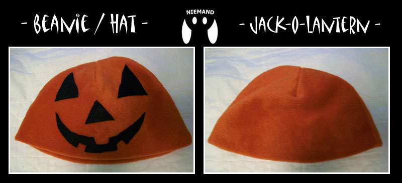 jack-o-lantern beanie