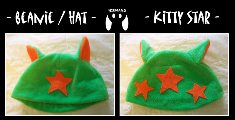 kitty star beanie