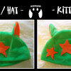 kitty star beanie