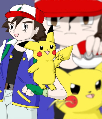 Ash and Pikachu