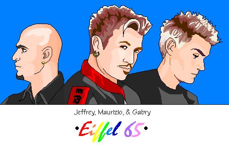 Eiffel 65 Computer Drawing