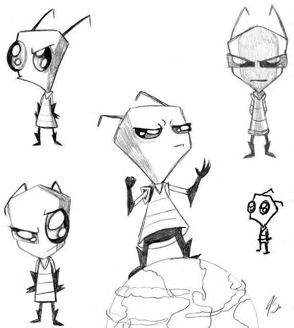 More Invader Zim Sketches