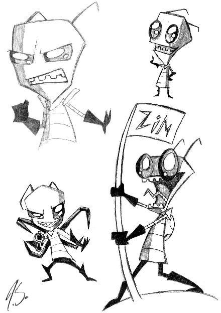 A heaping helping of Invader Zim