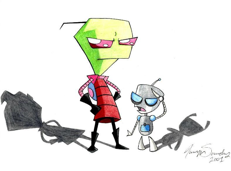 Zim and Gir